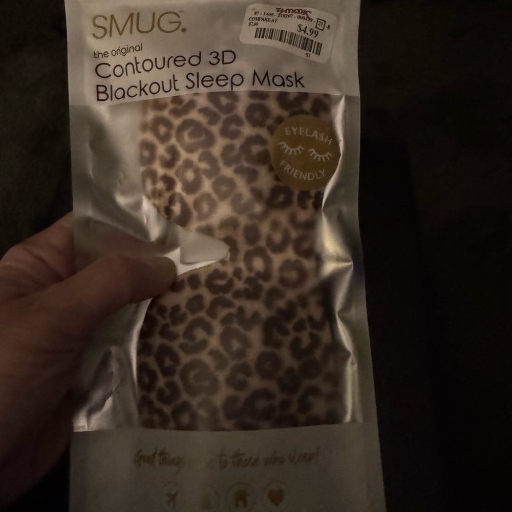 SMUG Leopard Print Sleep Mask